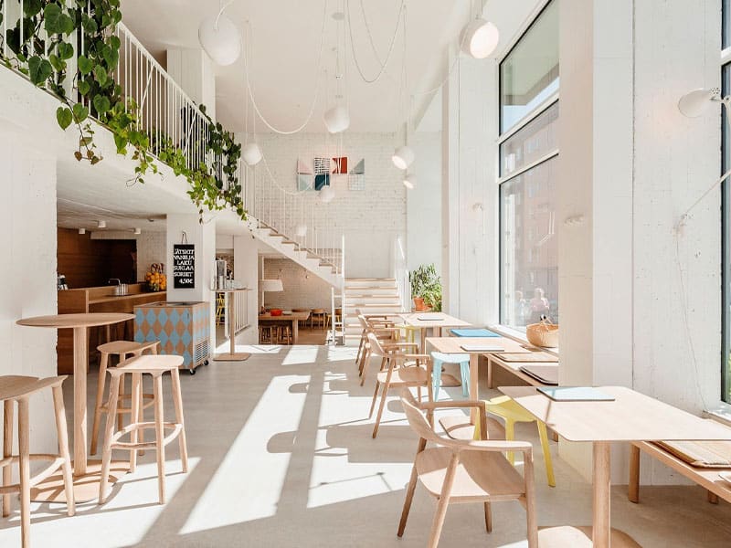 Thiết kế quán cafe theo Phong cách Scandinavian