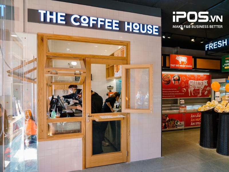Một kiosk vừa khai trương của The Coffee House