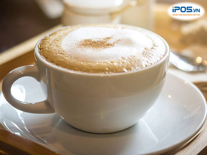 Cappuccino có lớp bọt sữa khác với Latte
