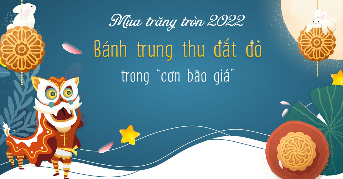 Mùa trăng tròn 2022: Bánh trung thu đắt đỏ trong “cơn bão giá”