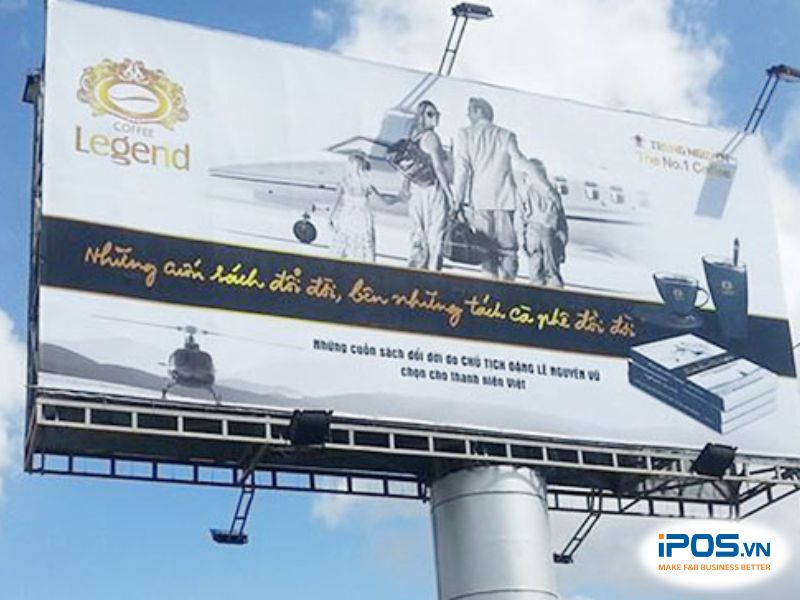 Quảng cáo ngoài trời Billboard của Trung Nguyên Legend