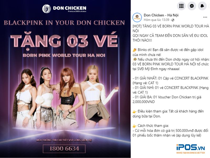 Sau ngày 7/7 mở bán vé concert, Don Chicken livestream quay số công khai trao vé cho khách hàng may mắn.