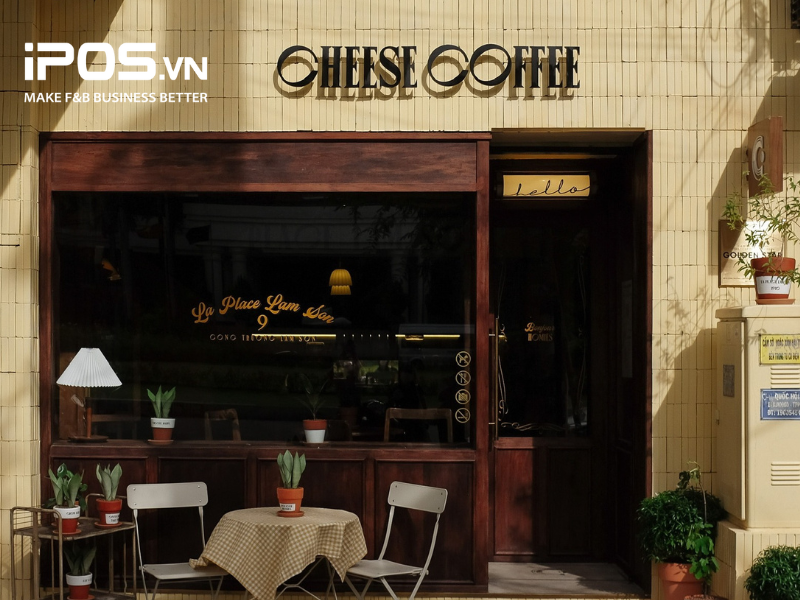Cheese Coffee có phong cách thiết kế hiện đại như một quán cà phê đến từ châu Âu 