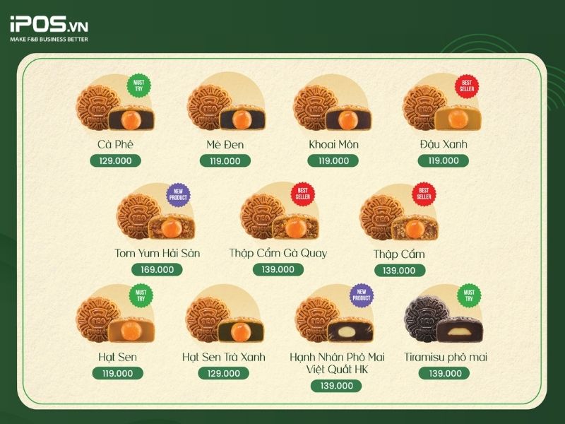 Trung thu 2023, Cộng Cà Phê đã cho ra mắt nhiều vị bánh trung thu độc đáo.