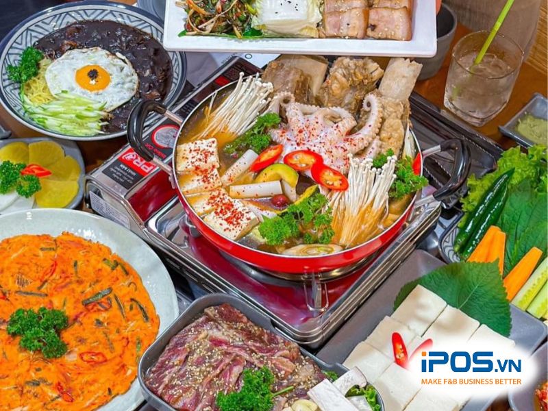 Nhà hàng Doran Doran nổi tiếng với các món lẩu, nướng Hàn Quốc đúng điệu.