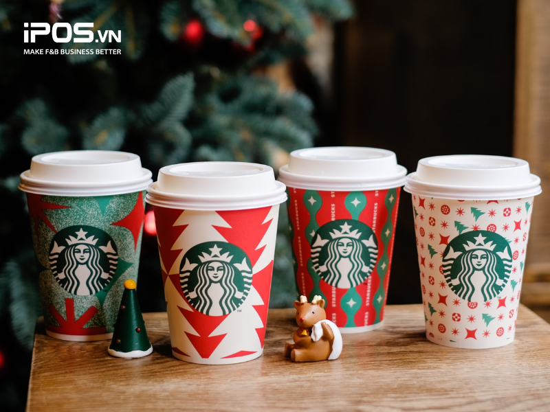 thiết kế ly Giáng Sinh