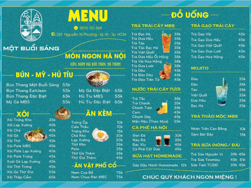 quán một buổi sáng 