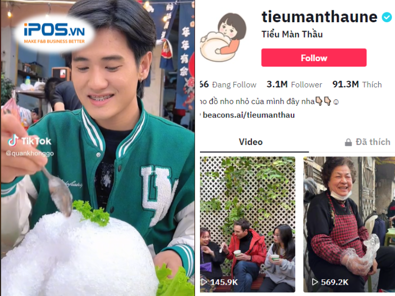 đánh giá ẩm thực trên tiktok