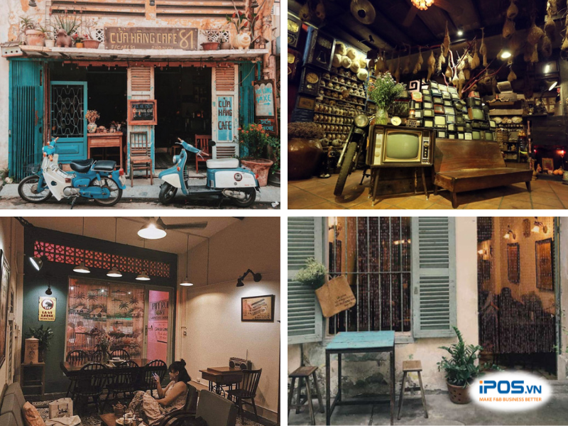 phong cách quán cà phê