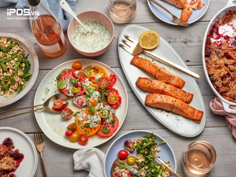 thiết kế thực đơn mùa hè