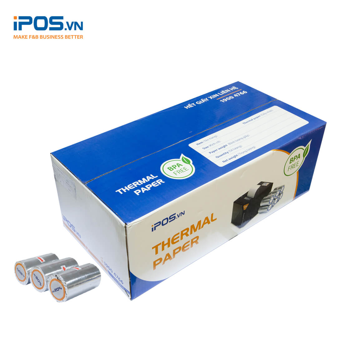 Giấy in nhiệt ipos.vn (K80) (thùng 100 cuộn)