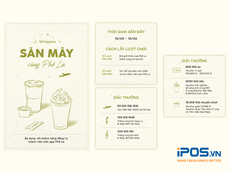 bst ô long matcha cùng phê la săn mây