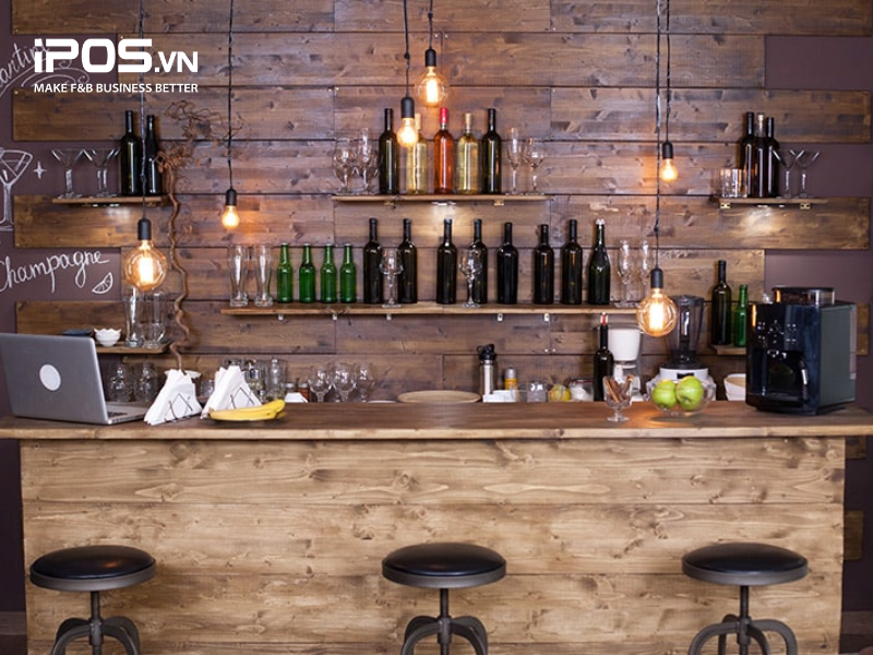mô hình cafe bar