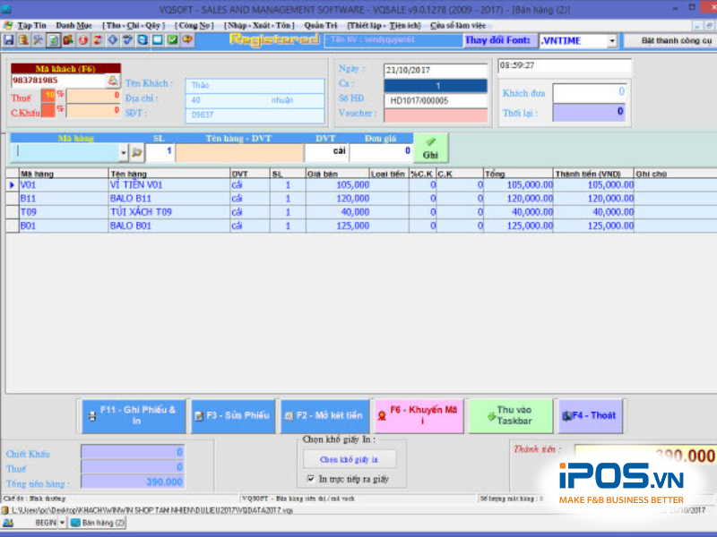 phần mềm quản lý nhà hàng miễn phí