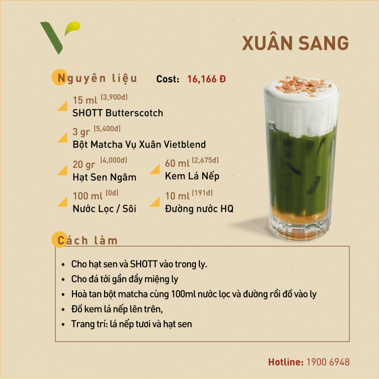 Công thức đồ uống dịp Tết 2024