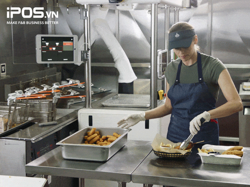 Thiết bị vận hành bếp của nhà hàng fast food không quá chuyên dụng