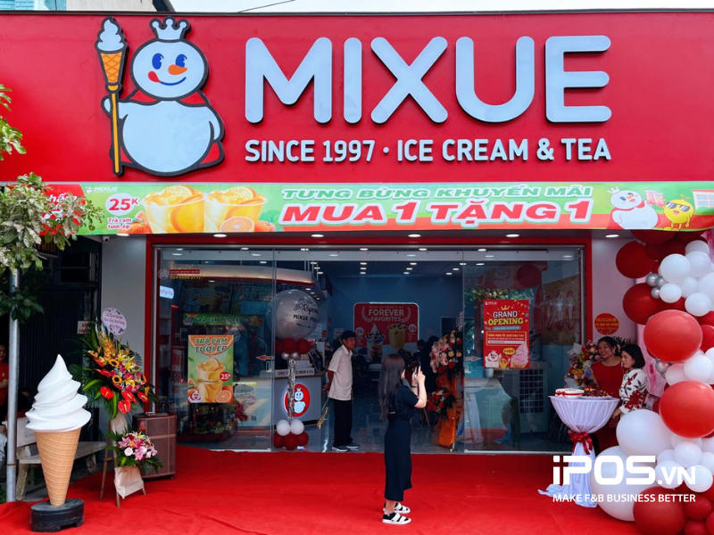 Mixue cán mốc 1000 cửa hàng