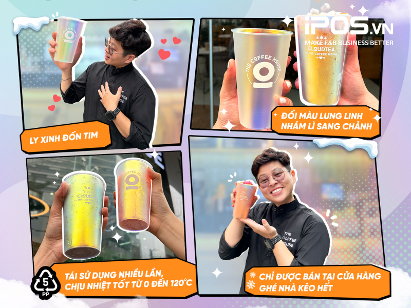 bộ sưu tập ly cầu vồng