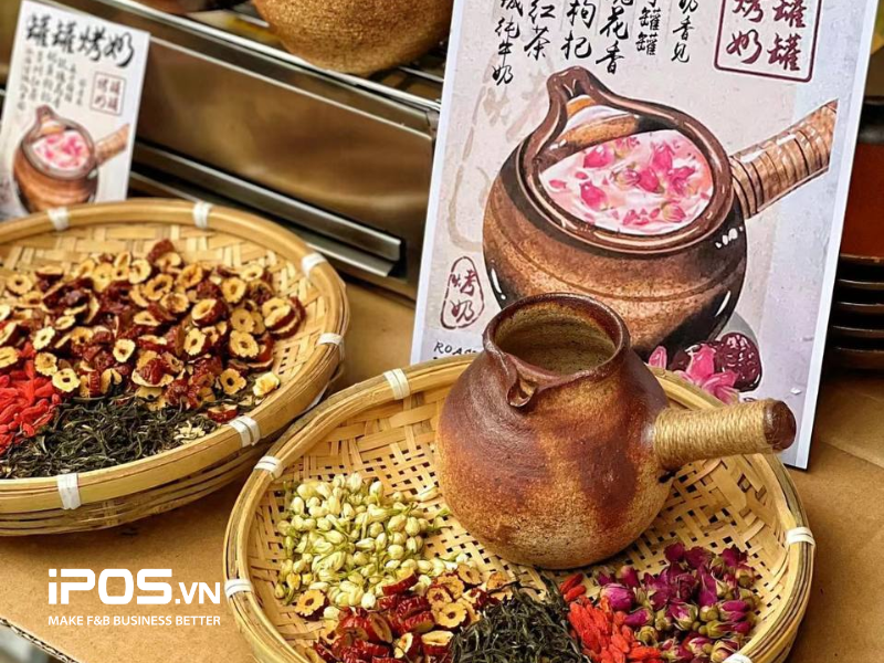 trà sữa nướng Vân Nam