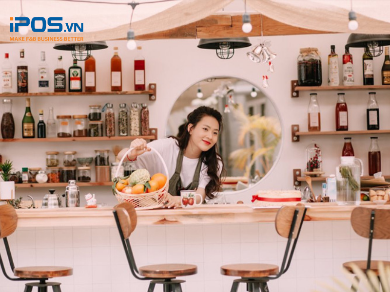 quầy bar quán cà phê