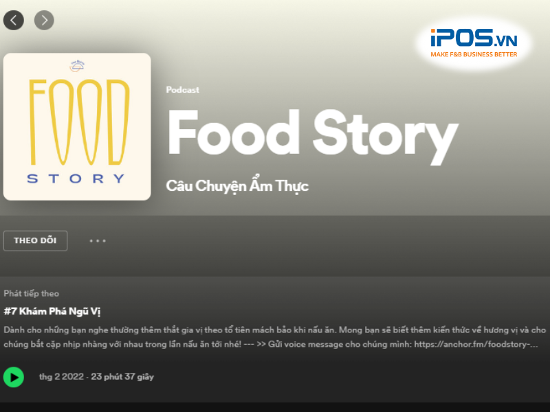 podcast ẩm thực