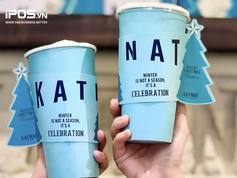 Mẫu ly giấy giáng sinh