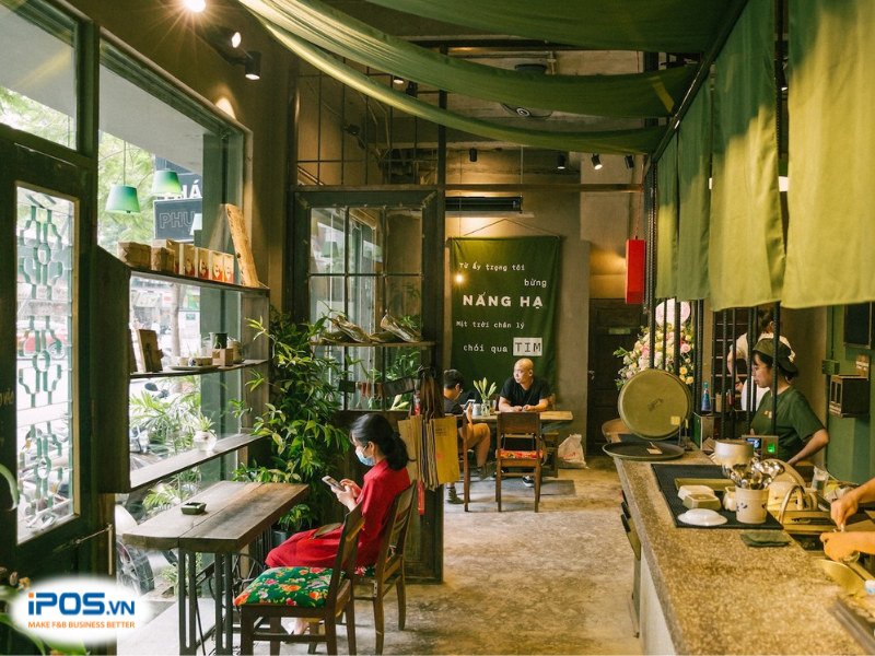 cá tính thương hiệu quán cà phê