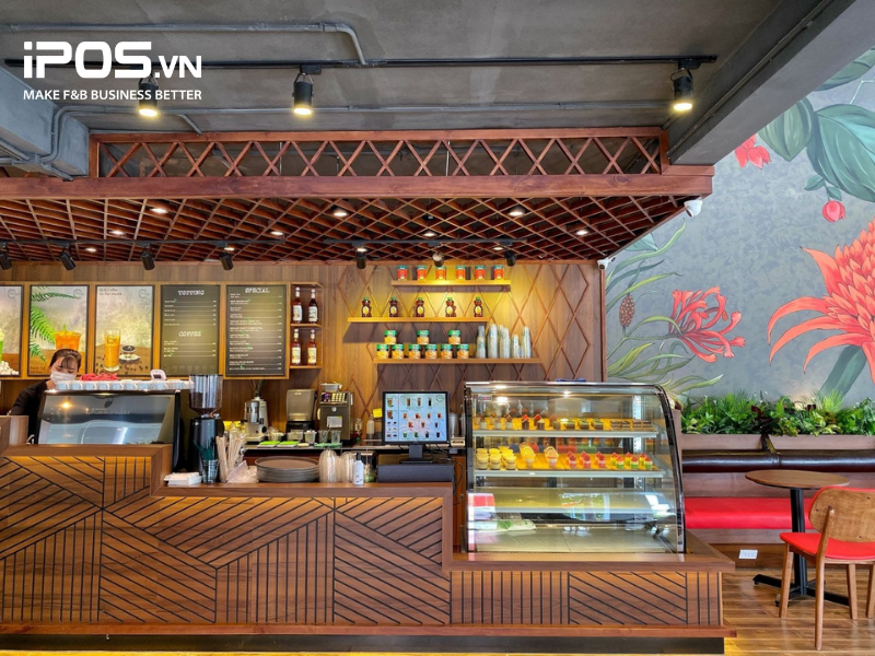 quầy bar quán cà phê