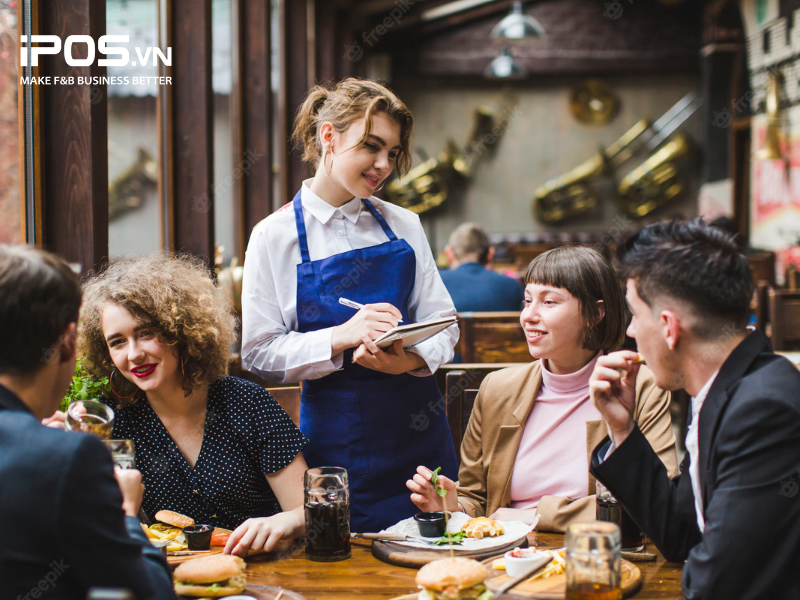 nhân viên order nhà hàng