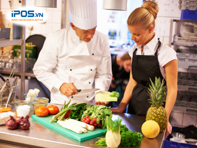 bố trí nhân sự trong nhà hàng