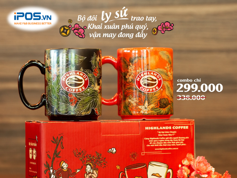 đồ lưu niệm của starbucks highlands coffee mixue