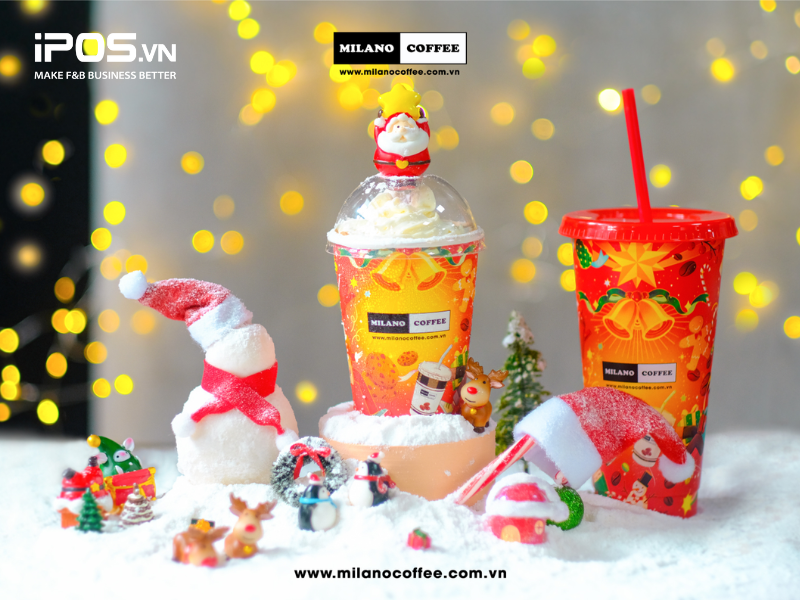 thiết kế ly Giáng Sinh