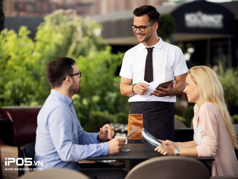 mô hình nhà hàng lớn, nhiều tầng