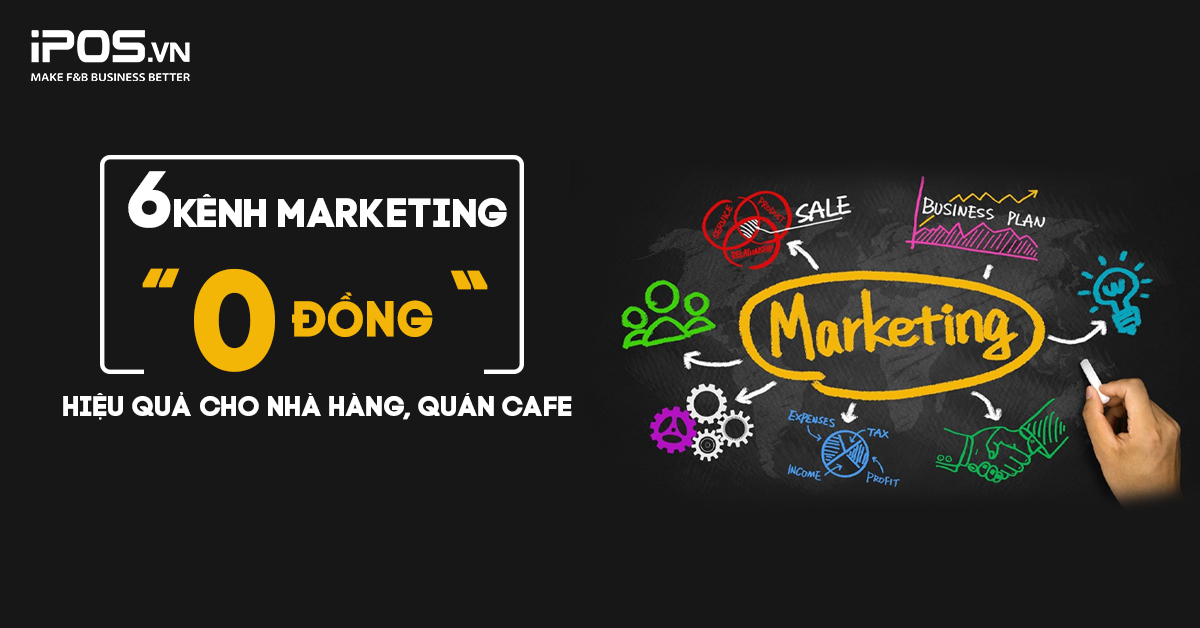 6 kênh marketing “0 đồng” hiệu quả cho nhà hàng, quán cafe