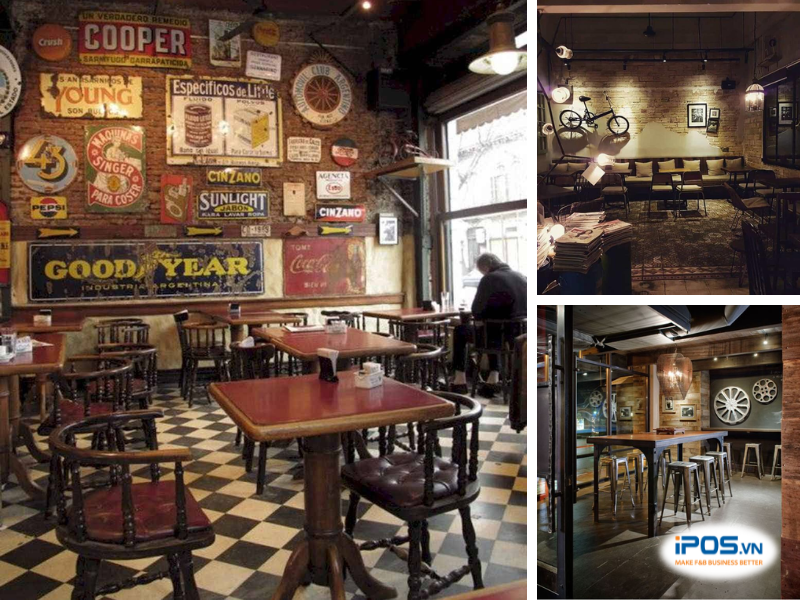 phong cách quán cà phê