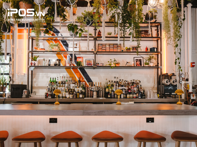 mô hình cafe bar