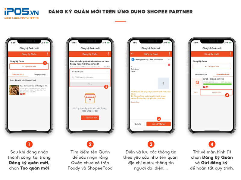 Hướng dẫn chi tiết từ A - Z cách bán hàng trên Shopeefood