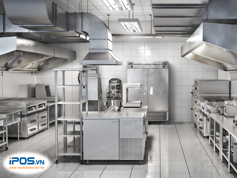 thiết kế bếp nhà hàng