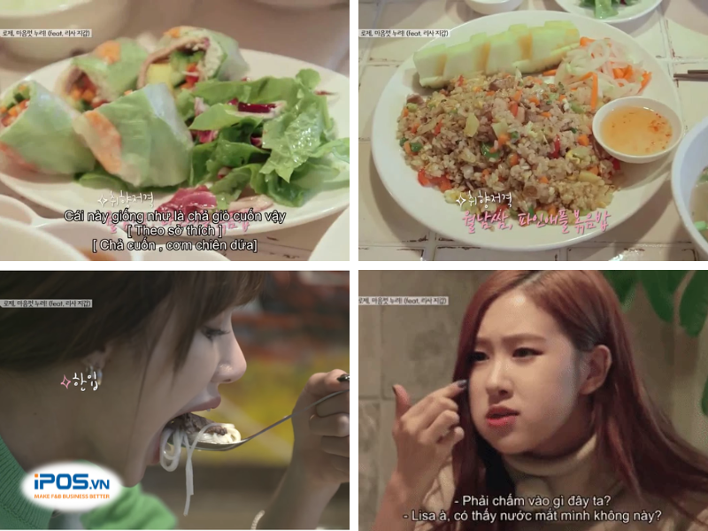 blackpink ăn đồ việt