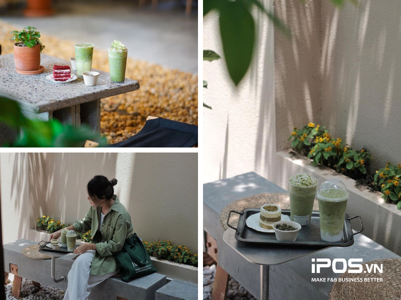 bst ô long matcha cùng phê la săn mây