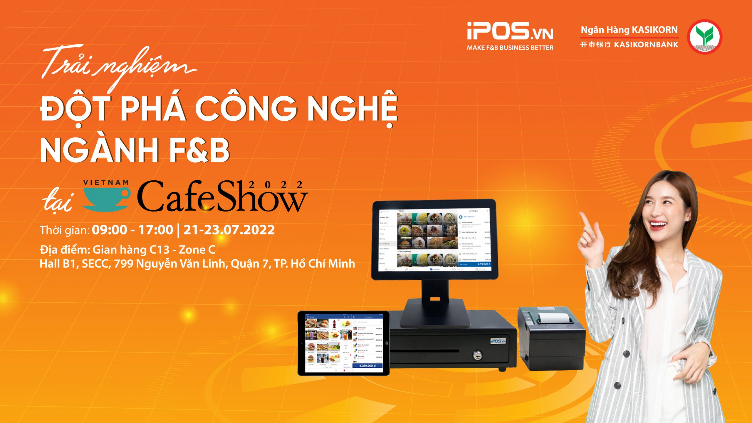 Trải nghiệm đột phá về công nghệ ngành F&B từ iPOS.vn tại triển lãm Cafe Show 2022