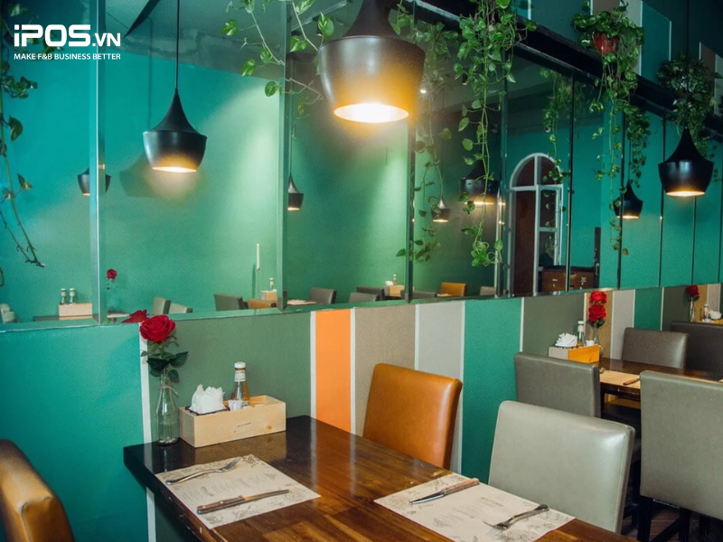 nhà hàng lãng mạn tỏ tình