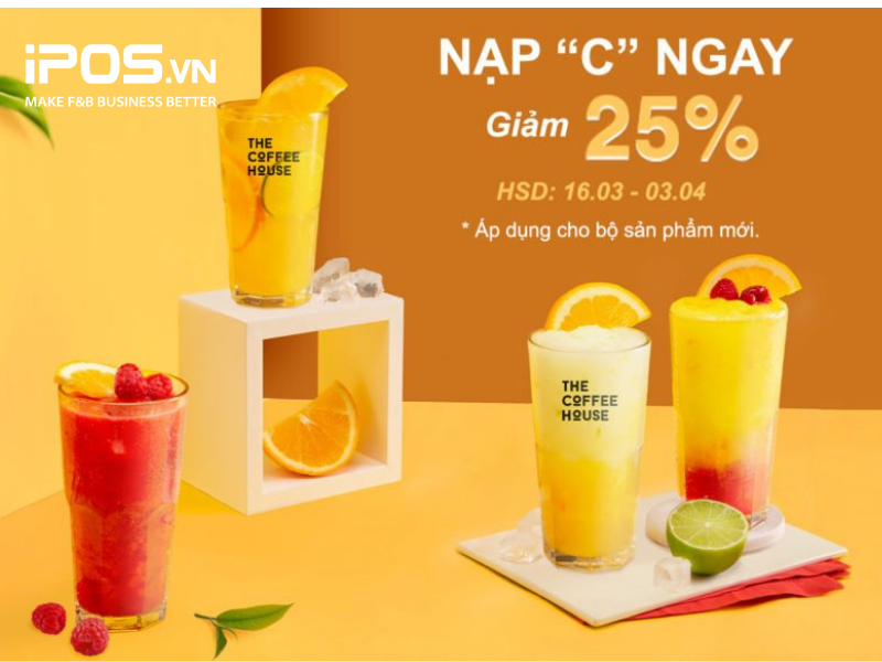 Hình ảnh quảng cáo thu hút của thương hiệu The Coffee House trên Facebook