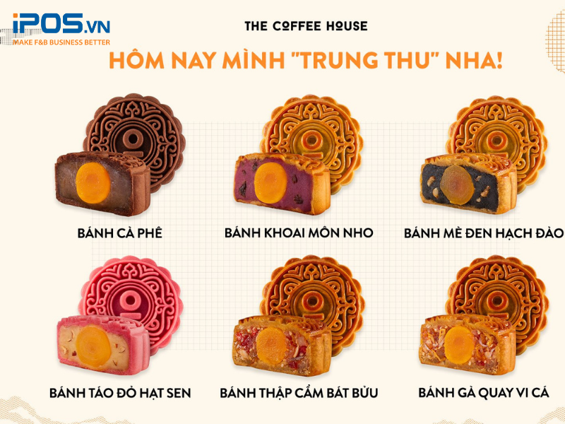 Những vị bánh trung thu nổi bật của The Coffee House