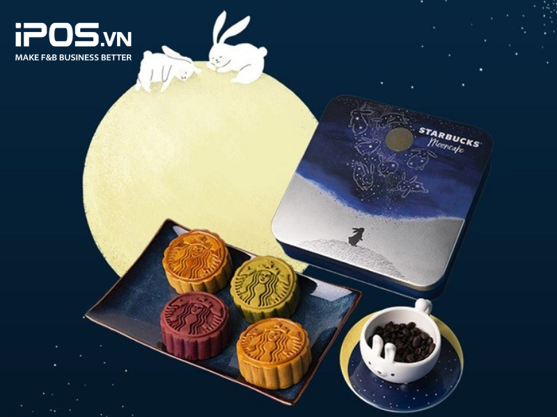 Bánh trung thu của Starbucks có mức giá nhỉnh hơn so với các thương hiệu nội địa trên