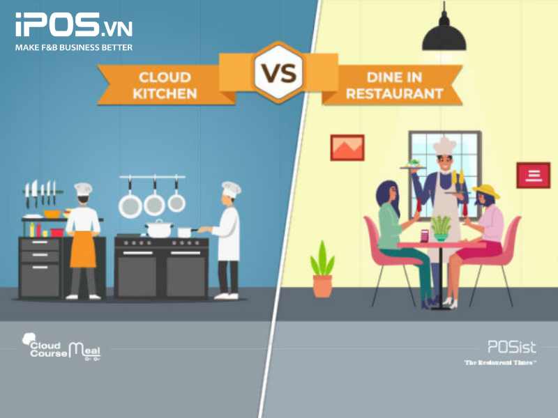 Mô hình bếp trung tâm có nhiều điểm khác biệt so với mô hình truyền thống