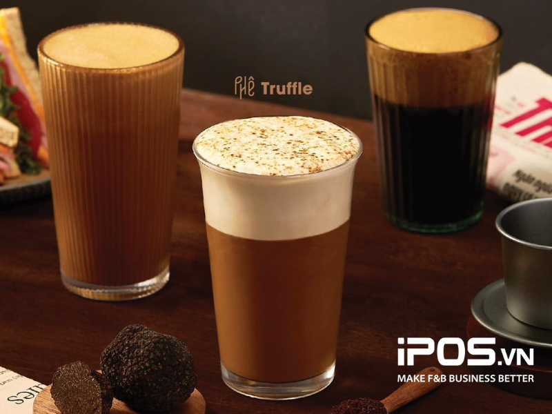 Phê truffle là sản phẩm độc đáo nhất trong bộ sưu tập Cà Phê Phê La 