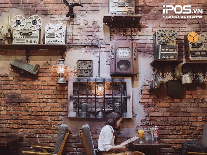 mở quán cà phê vintage