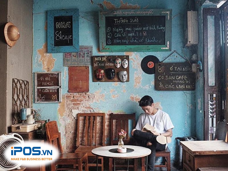 mở quán cà phê vintage