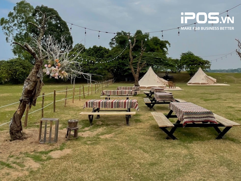 Chủ quán cafe cắm trại cần đầu tư một số vốn lớn trong thời gian đầu